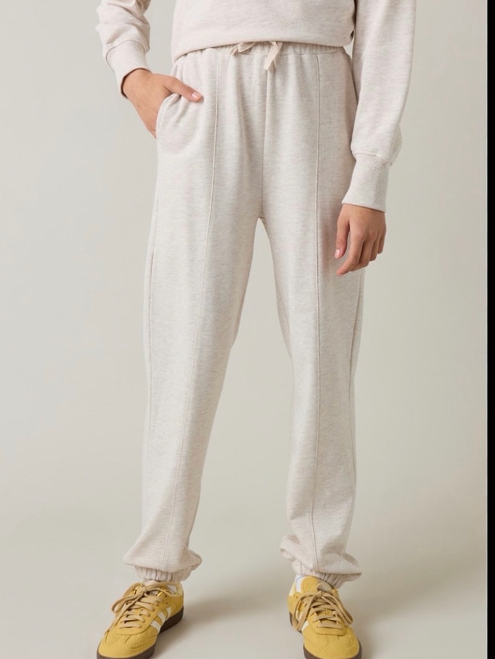 New Danskin Cozy Cream Jogger Pants